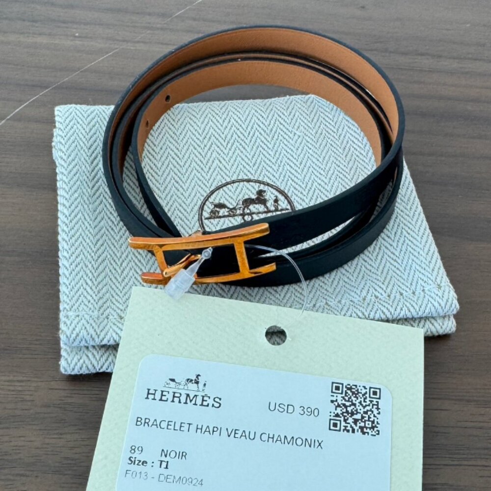 Hermes Hapi 3Mm Wrap Bracelet